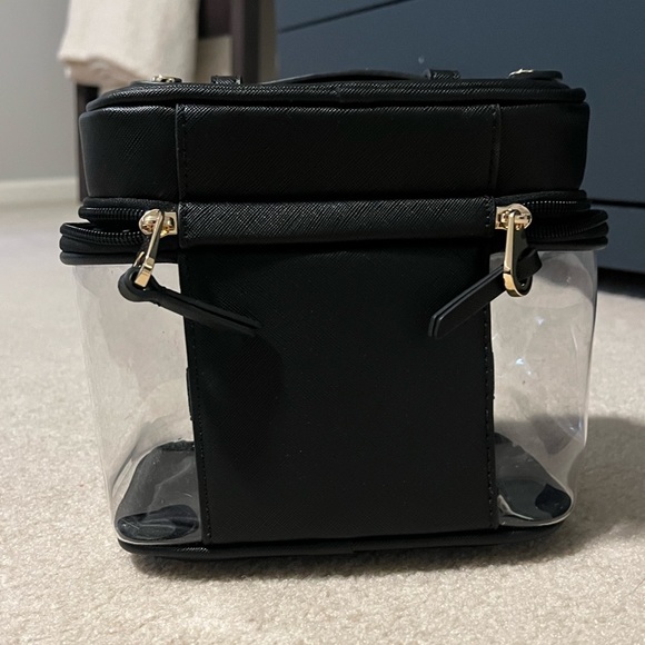 Calpak Clear Cosmetic Train Case - Black - Picture 4 of 13